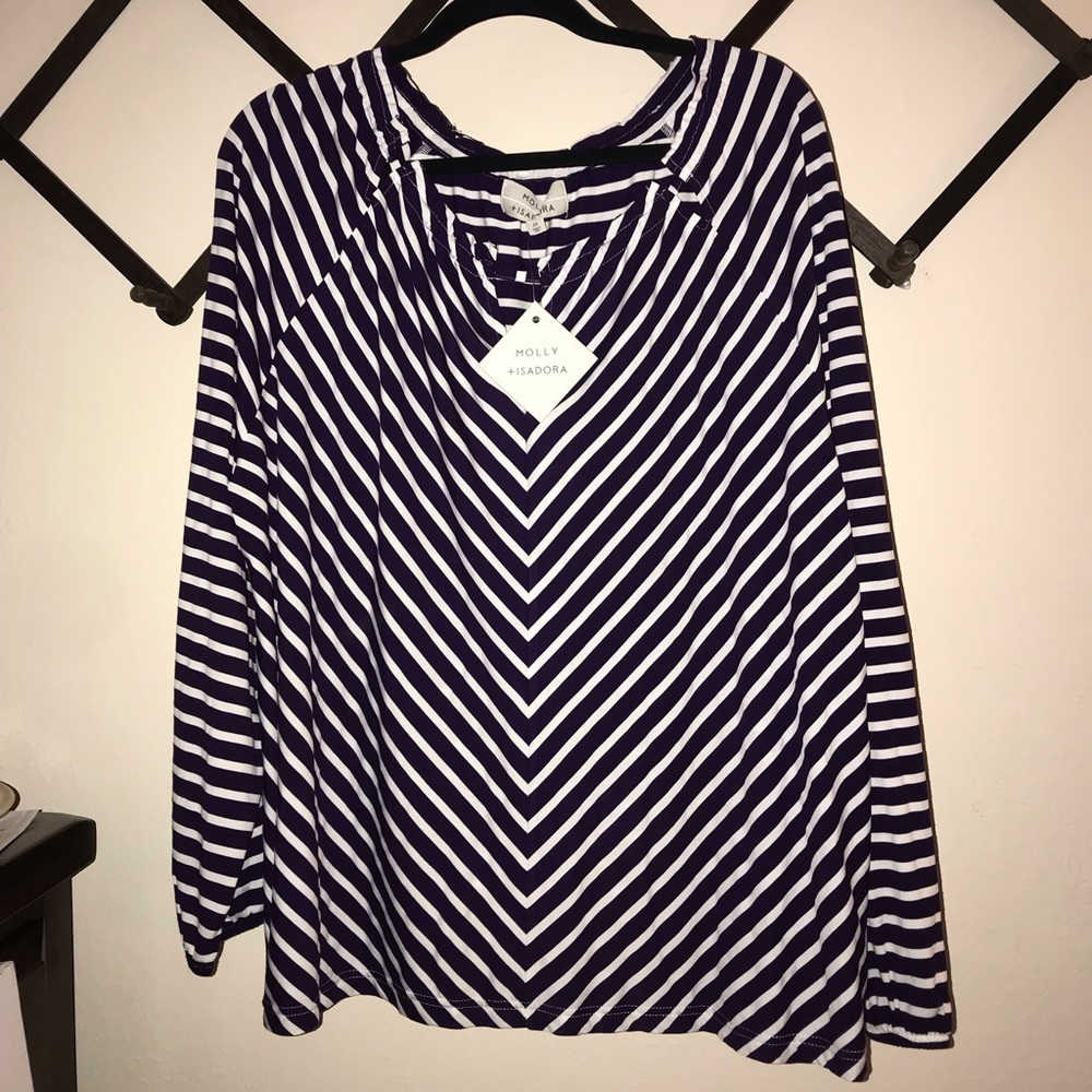 MOLLY + ISADORA SIZE 2X Long-sleeve Top